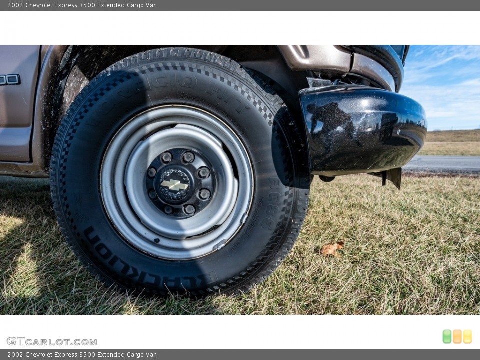 2002 Chevrolet Express 3500 Extended Cargo Van Wheel and Tire Photo #145431033