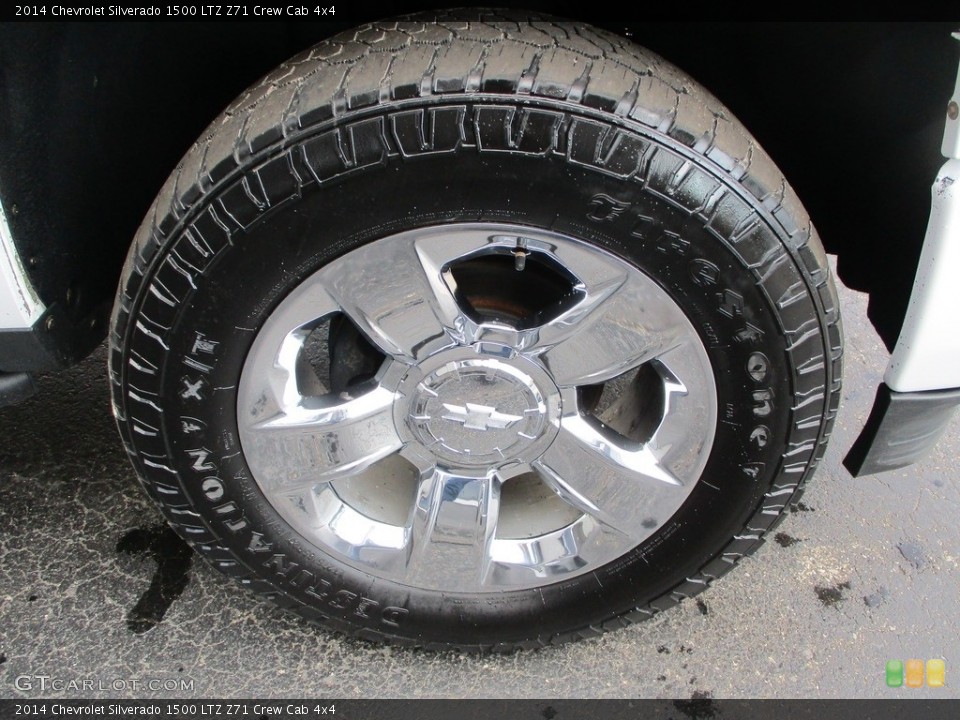 2014 Chevrolet Silverado 1500 LTZ Z71 Crew Cab 4x4 Wheel and Tire Photo #145432068