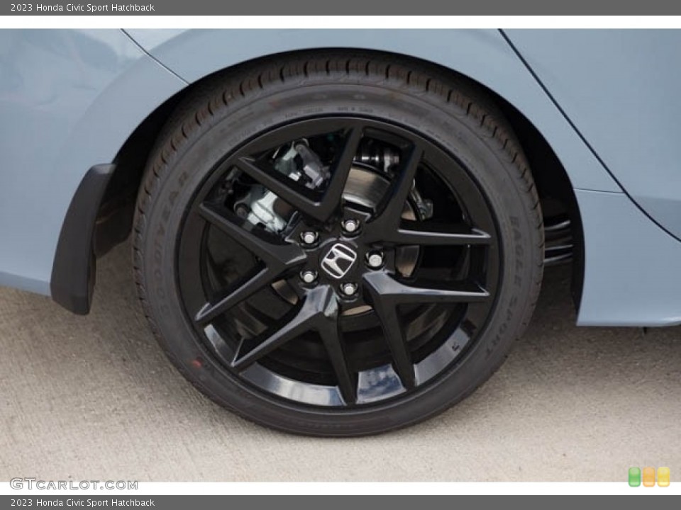 2023 Honda Civic Sport Hatchback Wheel and Tire Photo #145443394