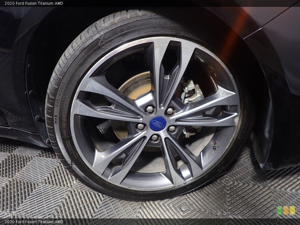 2020 Ford Fusion Titanium AWD Wheel and Tire Photo #145455165