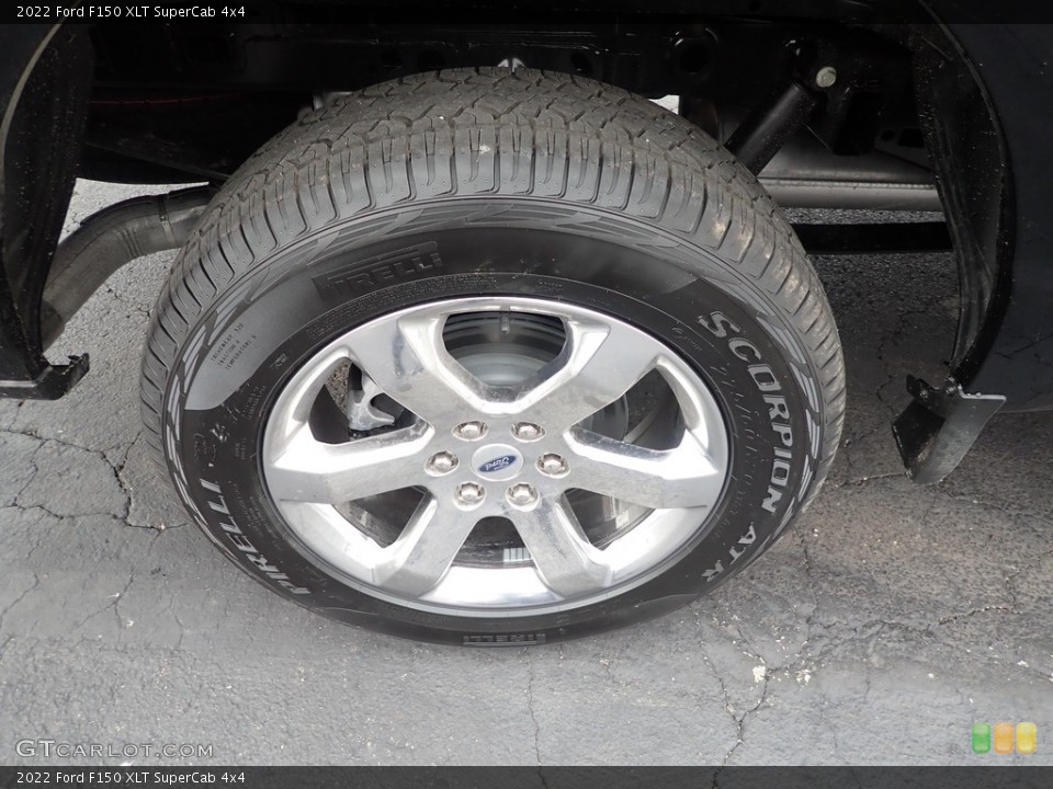 2022 Ford F150 XLT SuperCab 4x4 Wheel and Tire Photo #145458476