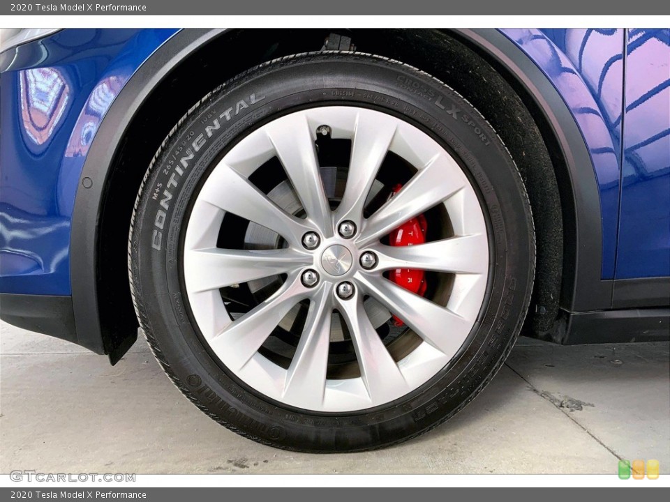 2020 Tesla Model X Wheels and Tires