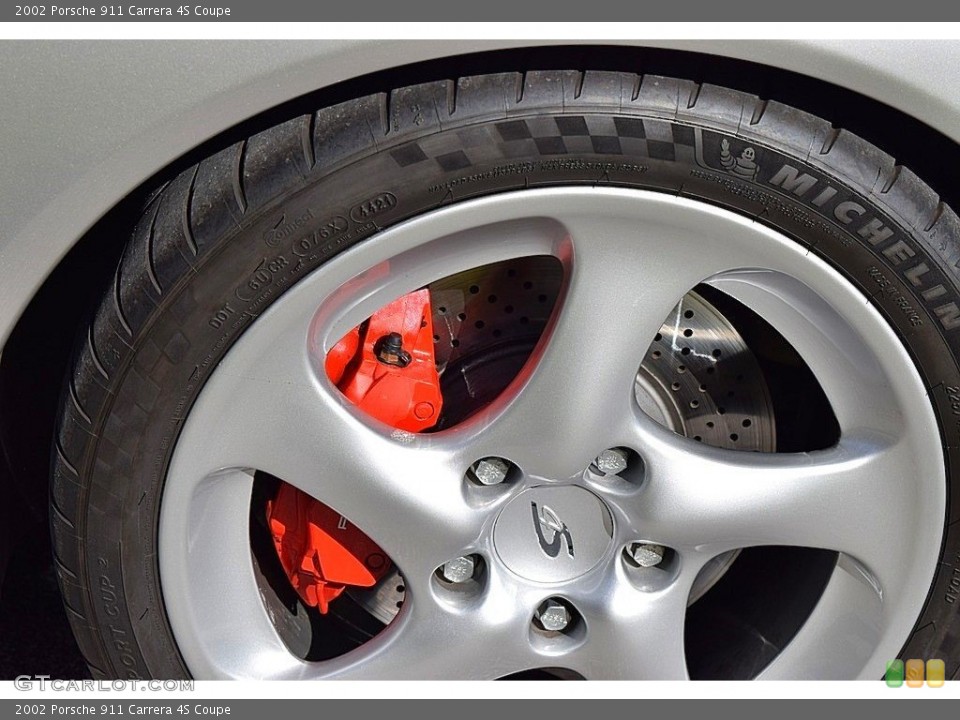2002 Porsche 911 Carrera 4S Coupe Wheel and Tire Photo #145471428