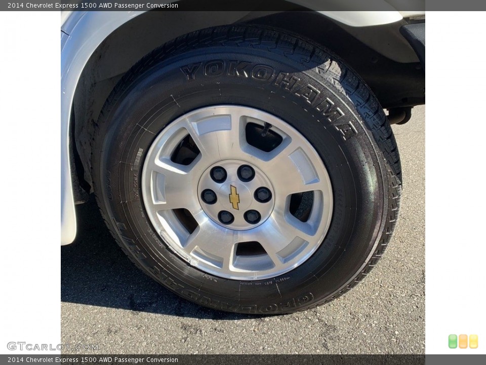 2014 Chevrolet Express 1500 AWD Passenger Conversion Wheel and Tire Photo #145472916