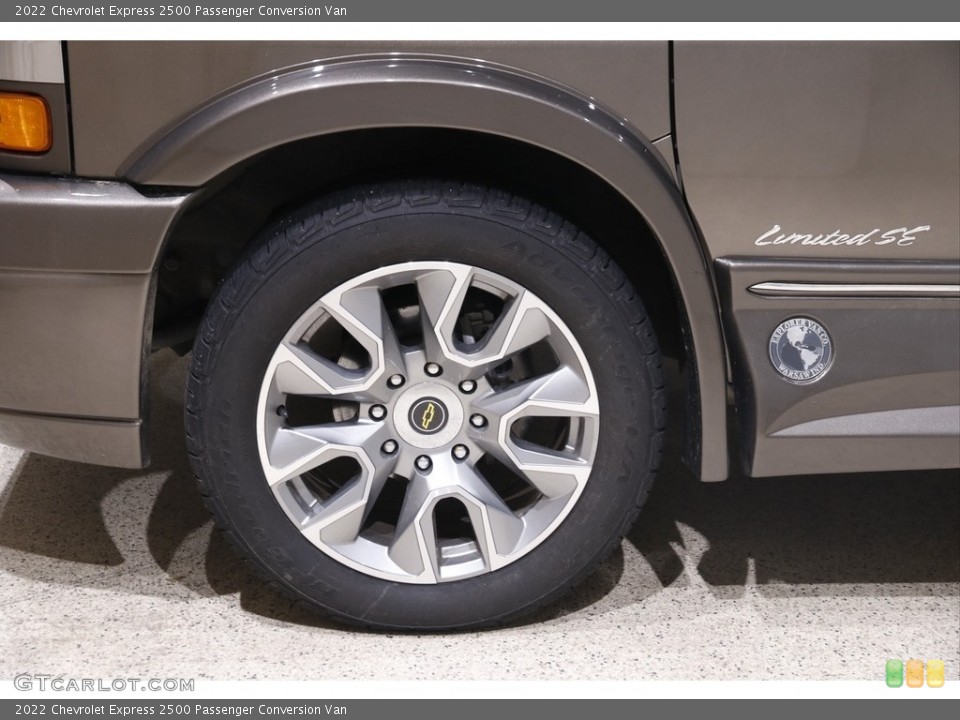 2022 Chevrolet Express 2500 Passenger Conversion Van Wheel and Tire Photo #145477185