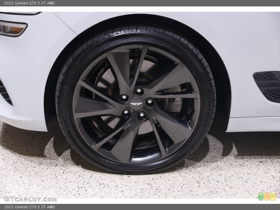 2022 Genesis G70 3.3T AWD Wheel and Tire Photo #145483488