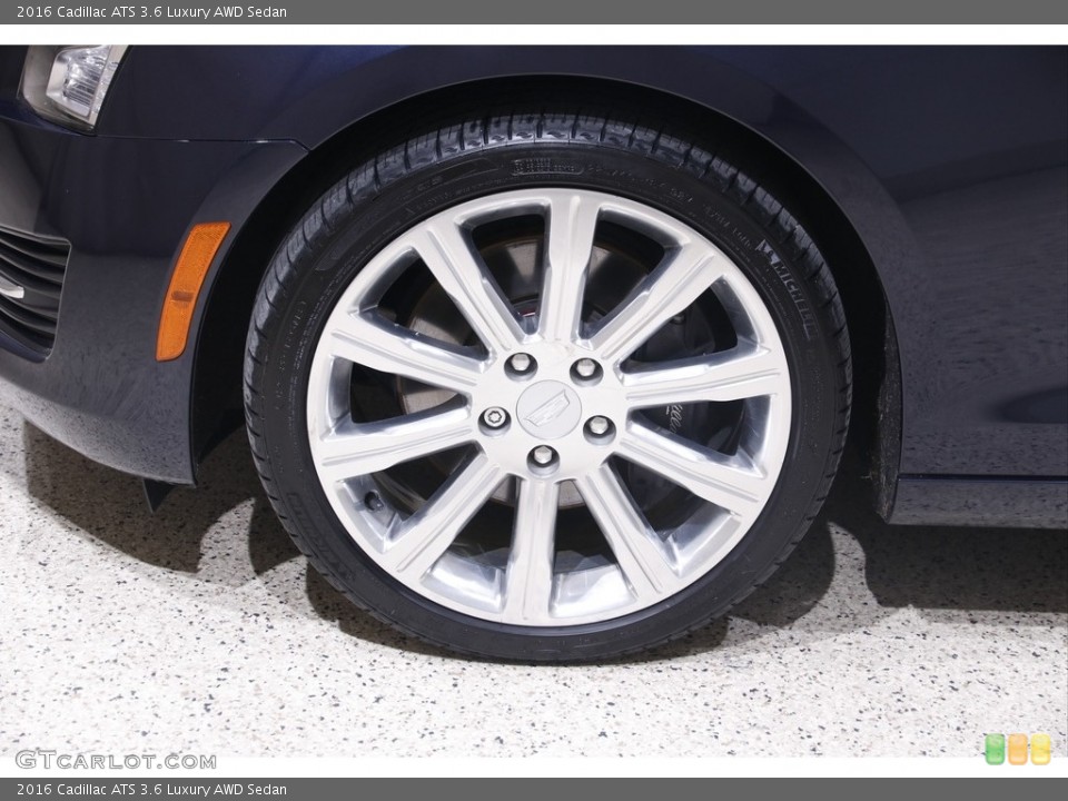 2016 Cadillac ATS 3.6 Luxury AWD Sedan Wheel and Tire Photo #145485447