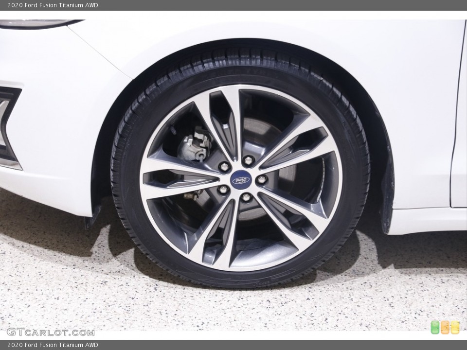 2020 Ford Fusion Titanium AWD Wheel and Tire Photo #145486308