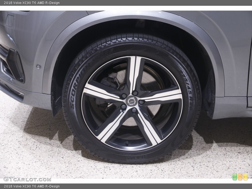 2018 Volvo XC90 T6 AWD R-Design Wheel and Tire Photo #145504693