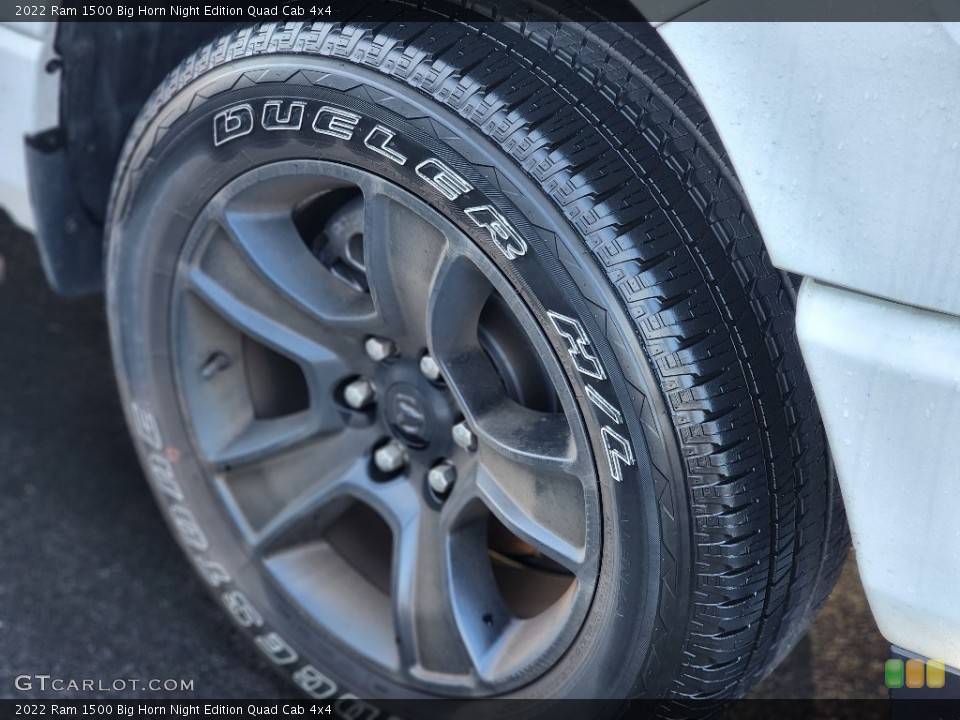 2022 Ram 1500 Big Horn Night Edition Quad Cab 4x4 Wheel and Tire Photo #145505691