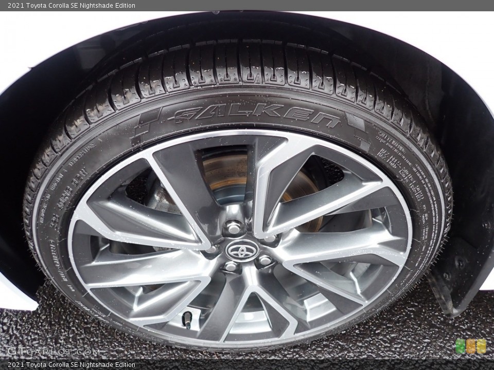 2021 Toyota Corolla SE Nightshade Edition Wheel and Tire Photo #145513917