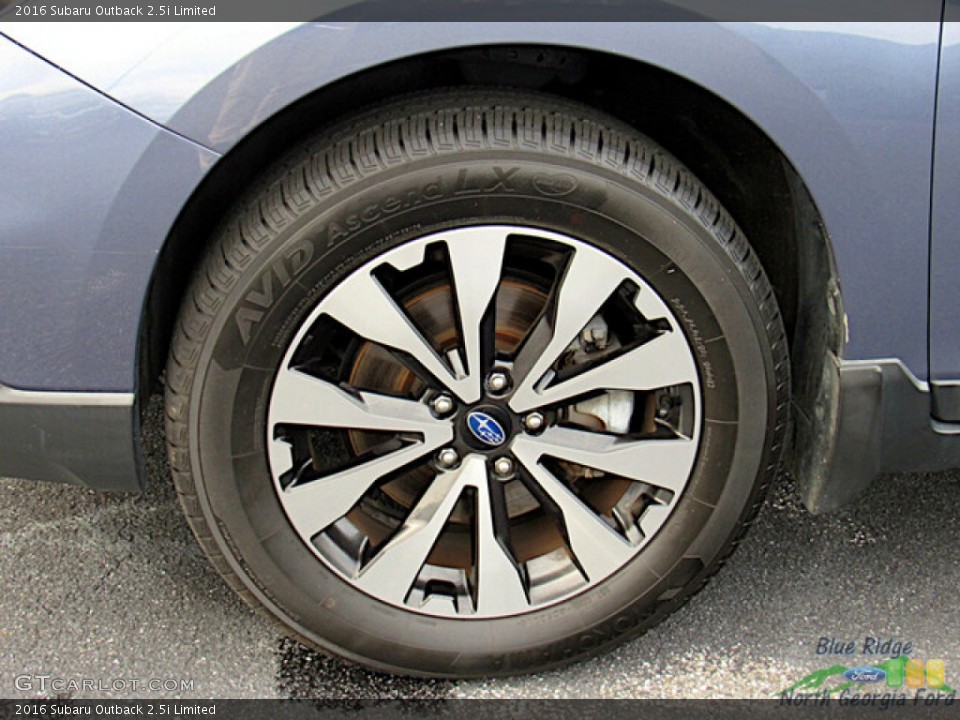 2016 Subaru Outback 2.5i Limited Wheel and Tire Photo #145517288