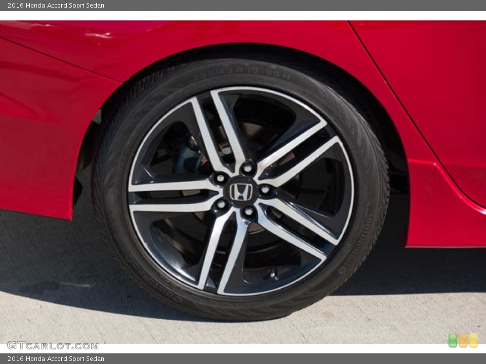 2016 Honda Accord Sport Sedan Wheel and Tire Photo #145521260