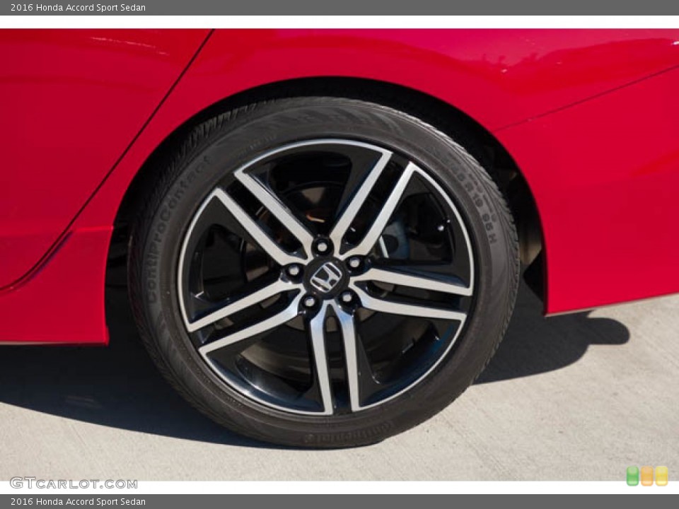 2016 Honda Accord Sport Sedan Wheel and Tire Photo #145521293
