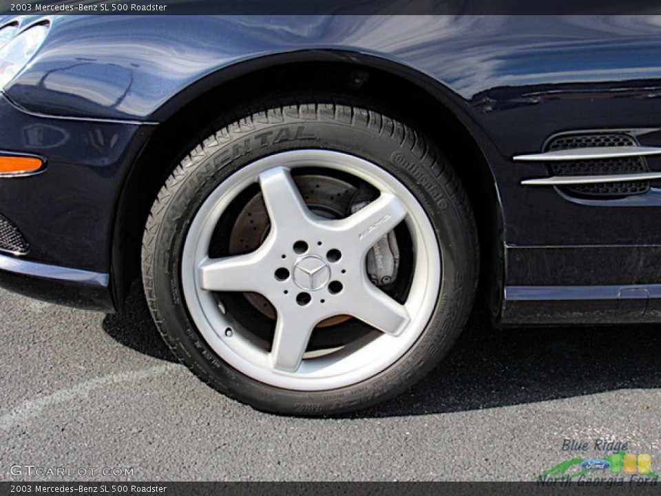 2003 Mercedes-Benz SL 500 Roadster Wheel and Tire Photo #145524392