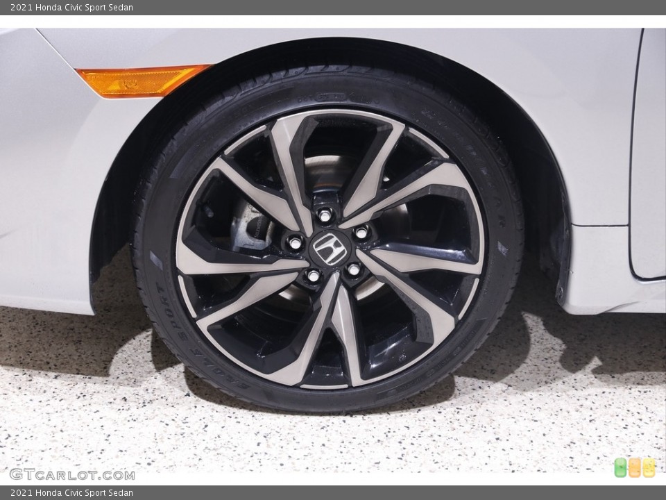 2021 Honda Civic Sport Sedan Wheel and Tire Photo #145524849