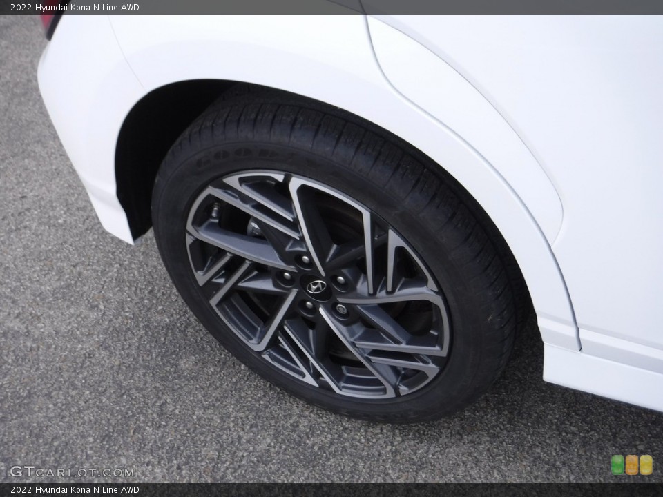 2022 Hyundai Kona N Line AWD Wheel and Tire Photo #145526740