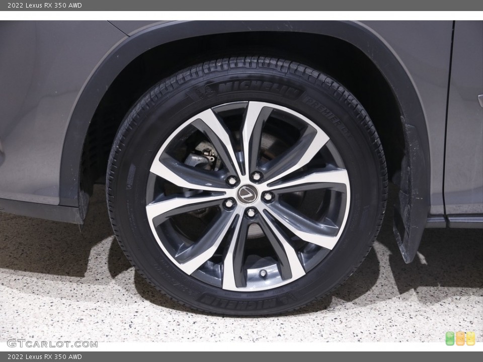 2022 Lexus RX 350 AWD Wheel and Tire Photo #145527095