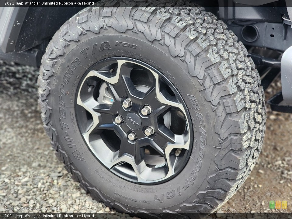 2021 Jeep Wrangler Unlimited Rubicon 4xe Hybrid Wheel and Tire Photo #145535349