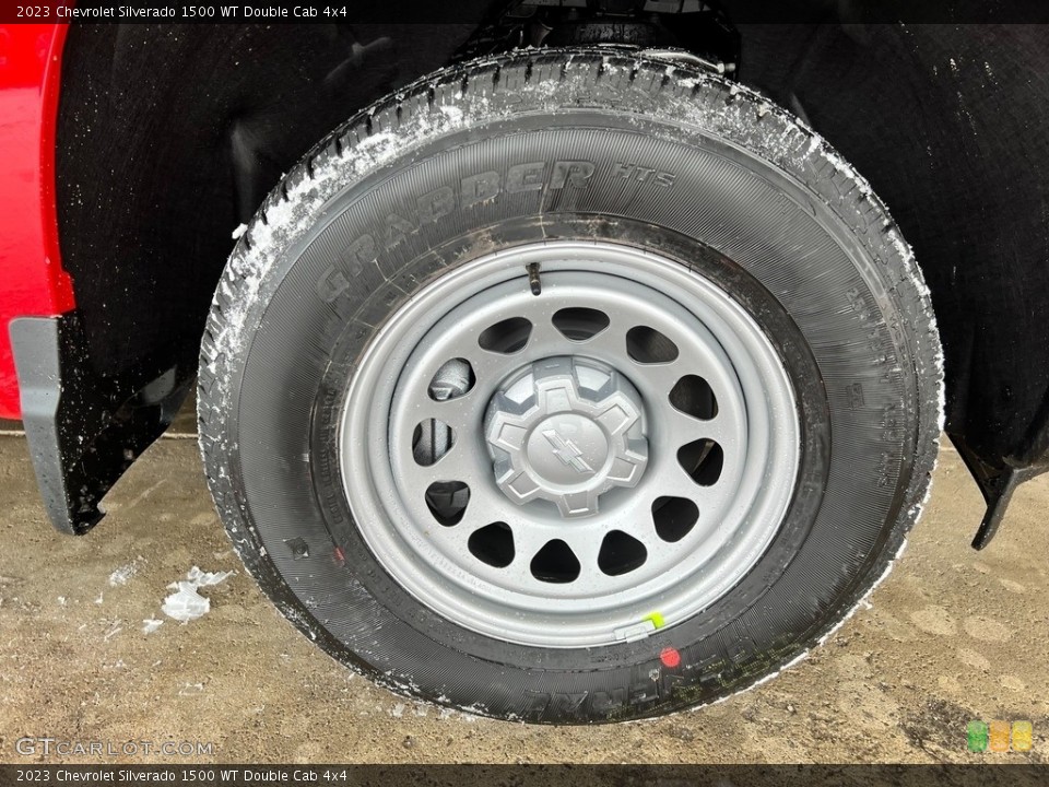 2023 Chevrolet Silverado 1500 WT Double Cab 4x4 Wheel and Tire Photo #145537563