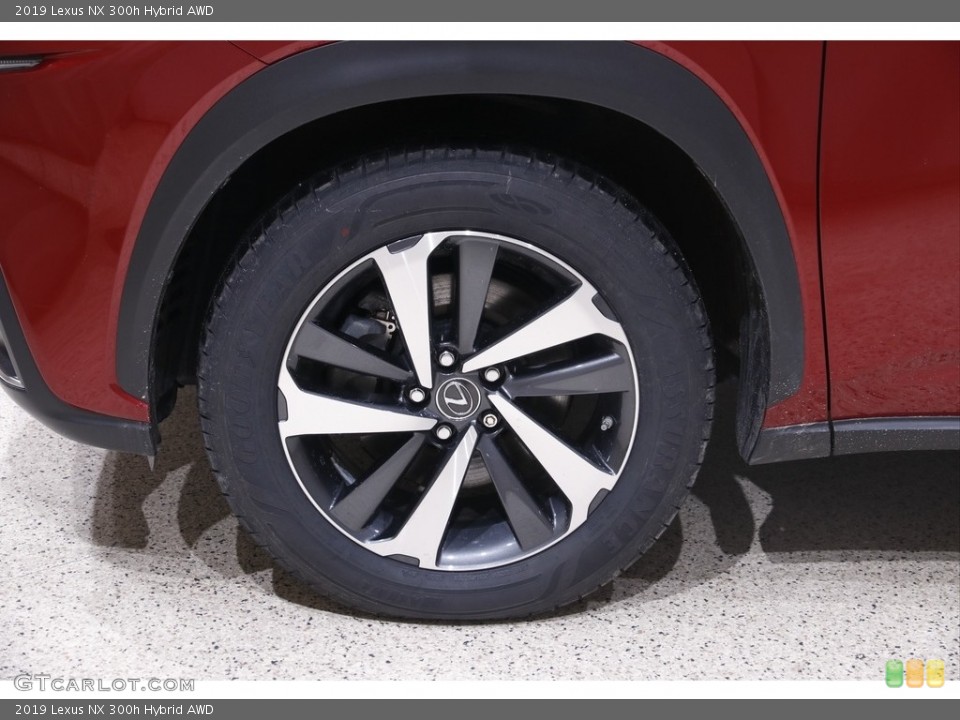 2019 Lexus NX 300h Hybrid AWD Wheel and Tire Photo #145540438