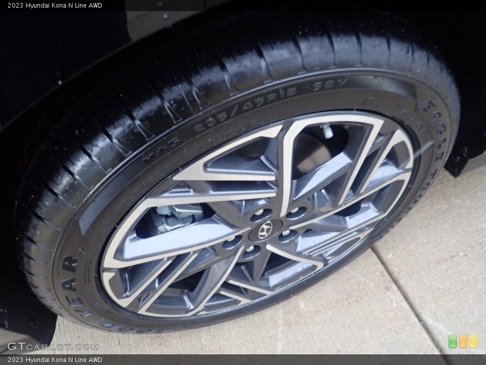 2023 Hyundai Kona N Line AWD Wheel and Tire Photo #145544422