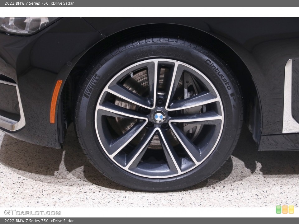 2022 BMW 7 Series 750i xDrive Sedan Wheel and Tire Photo #145545214