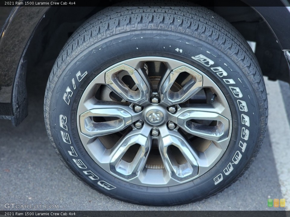 2021 Ram 1500 Laramie Crew Cab 4x4 Wheel and Tire Photo #145549582