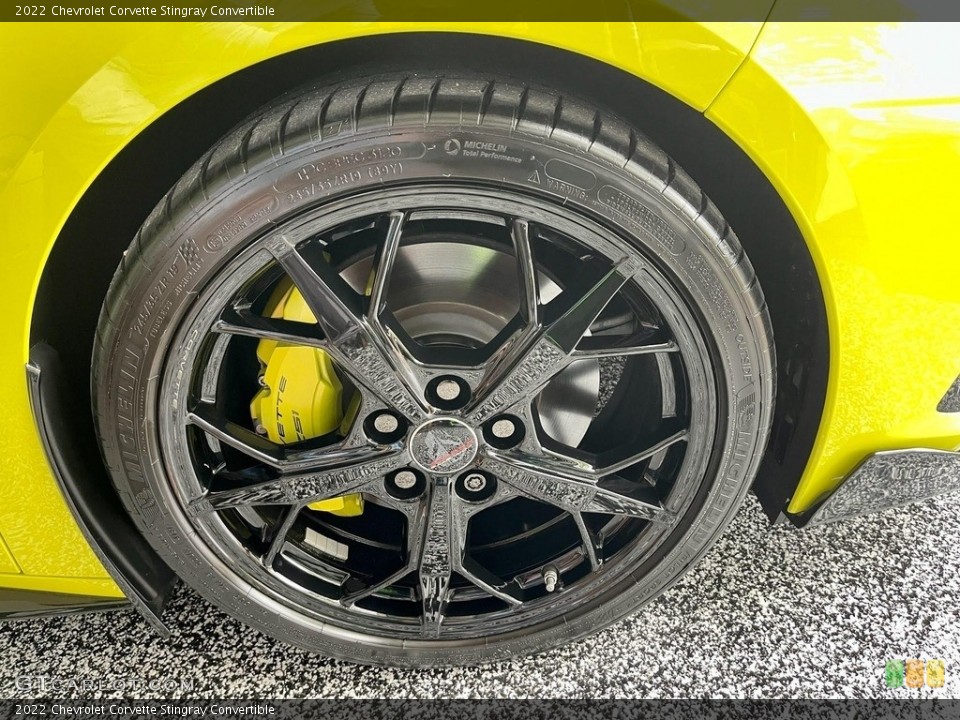 2022 Chevrolet Corvette Stingray Convertible Wheel and Tire Photo #145554187