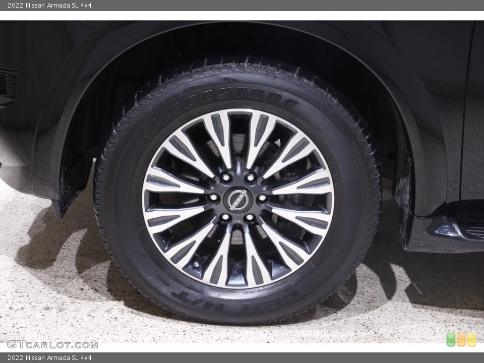 2022 Nissan Armada SL 4x4 Wheel and Tire Photo #145554545