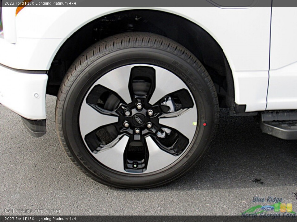 2023 Ford F150 Lightning Platinum 4x4 Wheel and Tire Photo #145555293