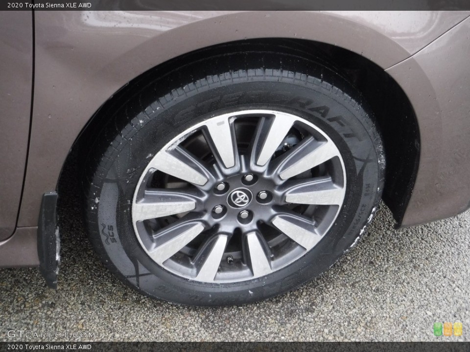 2020 Toyota Sienna XLE AWD Wheel and Tire Photo #145563197