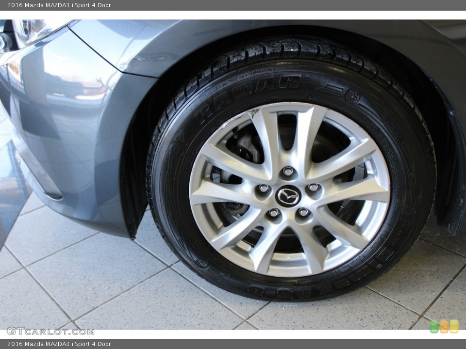 2016 Mazda MAZDA3 i Sport 4 Door Wheel and Tire Photo #145569984