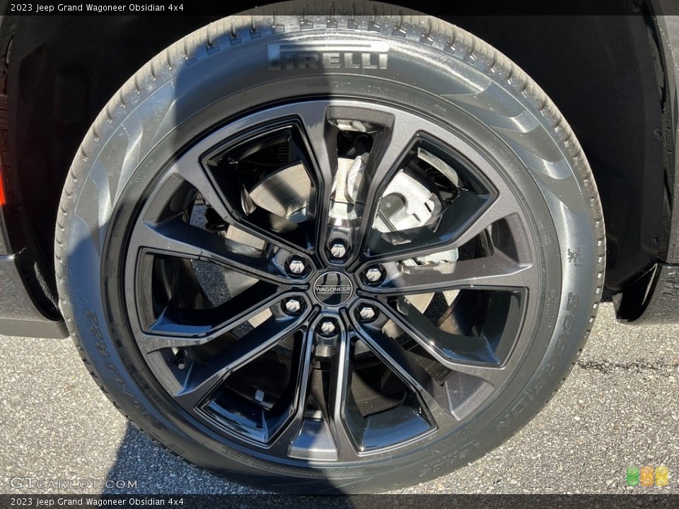 2023 Jeep Grand Wagoneer Obsidian 4x4 Wheel and Tire Photo #145572612