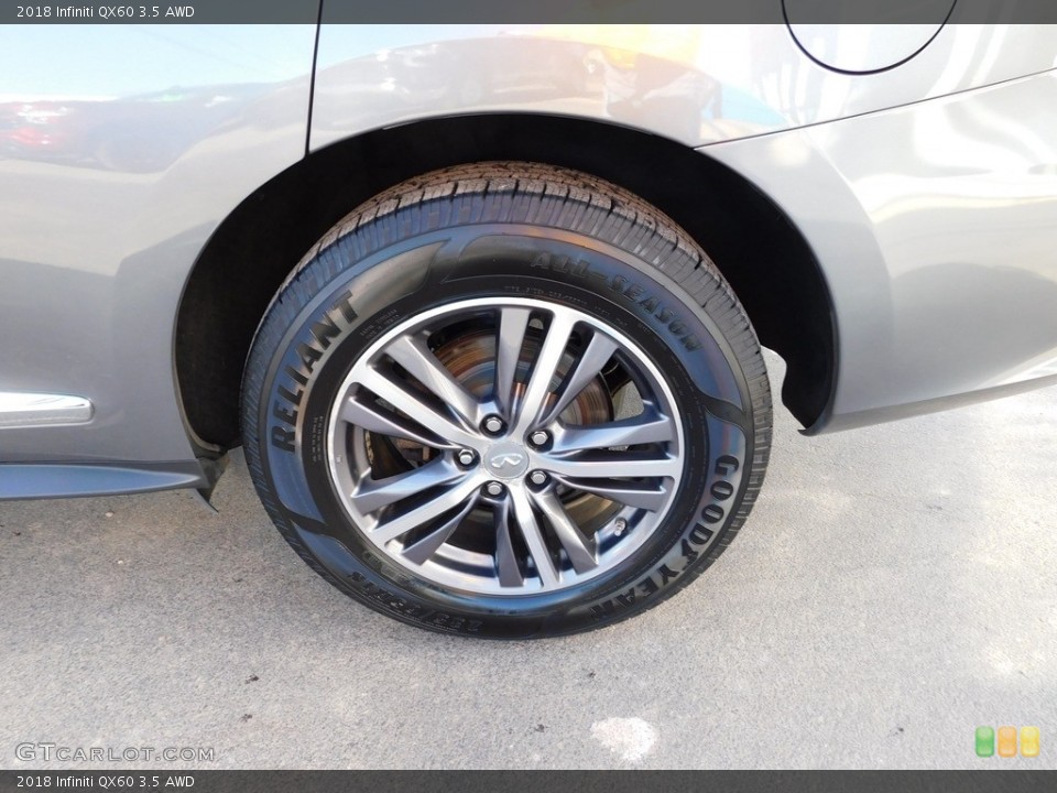2018 Infiniti QX60 3.5 AWD Wheel and Tire Photo #145574363