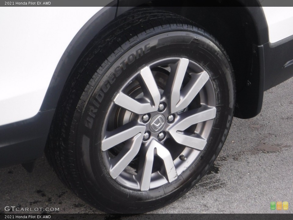 2021 Honda Pilot EX AWD Wheel and Tire Photo #145581668