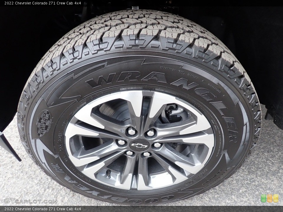 2022 Chevrolet Colorado Z71 Crew Cab 4x4 Wheel and Tire Photo #145599338
