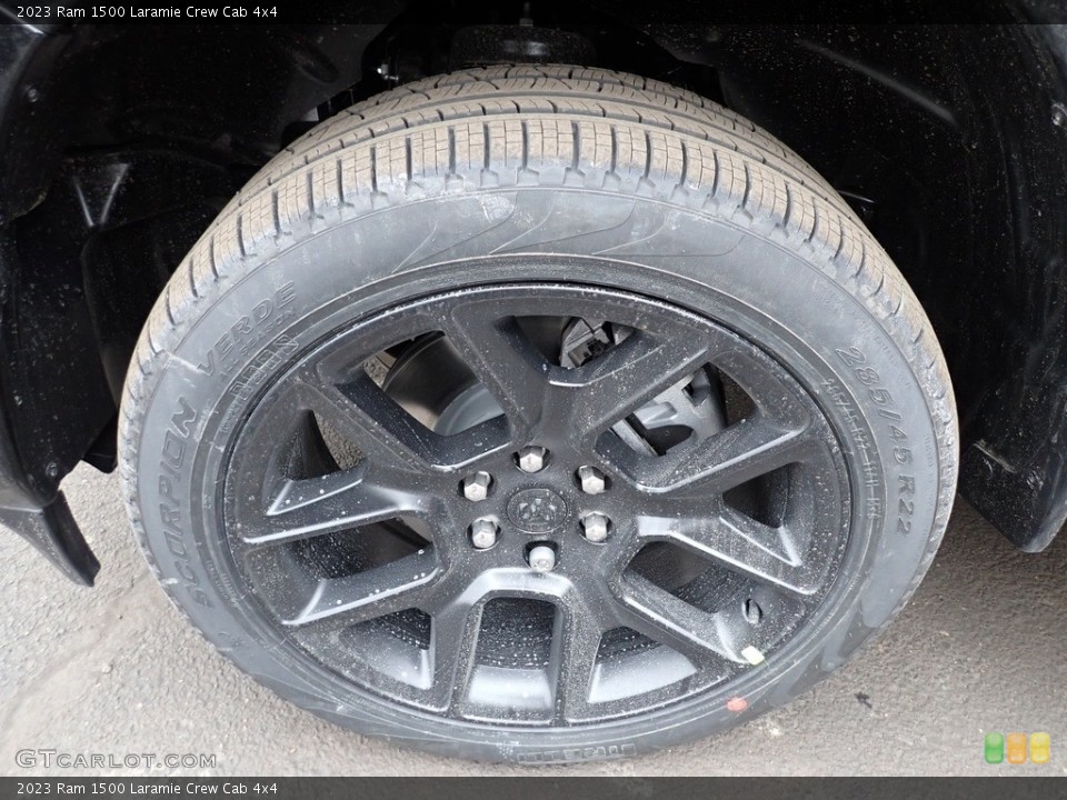 2023 Ram 1500 Laramie Crew Cab 4x4 Wheel and Tire Photo #145599878