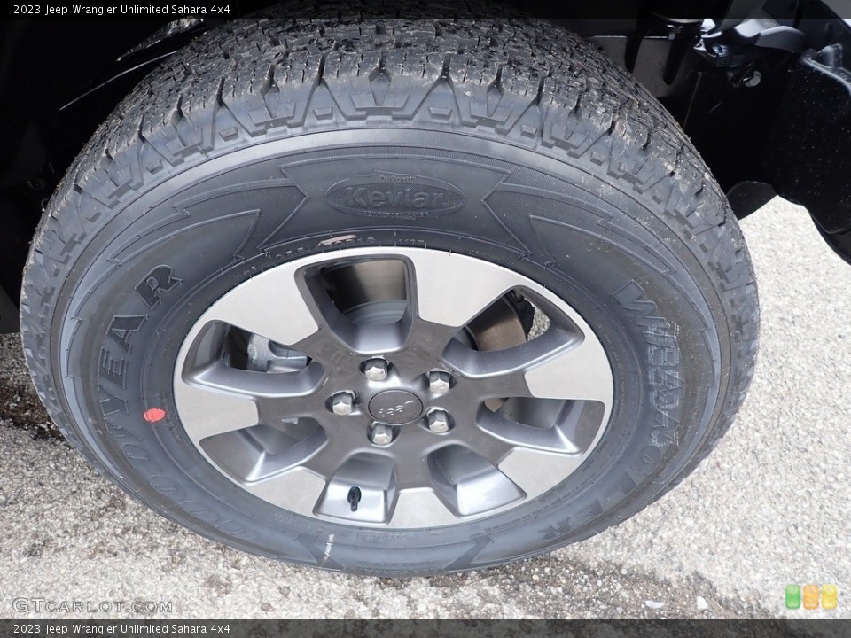 2023 Jeep Wrangler Unlimited Sahara 4x4 Wheel and Tire Photo #145611189