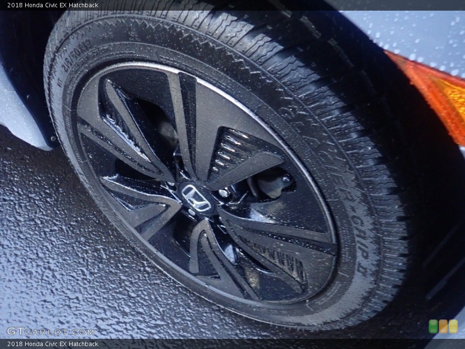 2018 Honda Civic EX Hatchback Wheel and Tire Photo #145611573