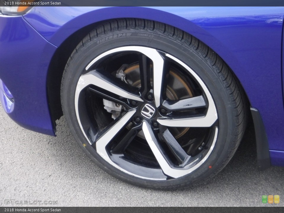 2018 Honda Accord Sport Sedan Wheel and Tire Photo #145614849