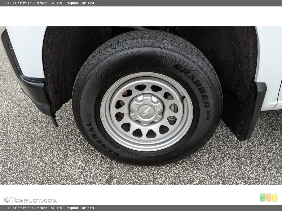 2020 Chevrolet Silverado 1500 WT Regular Cab 4x4 Wheel and Tire Photo #145617076