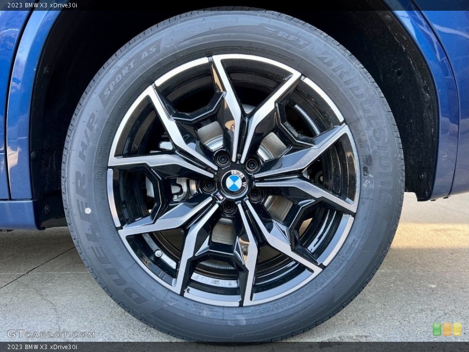 2023 BMW X3 xDrive30i Wheel and Tire Photo #145624532