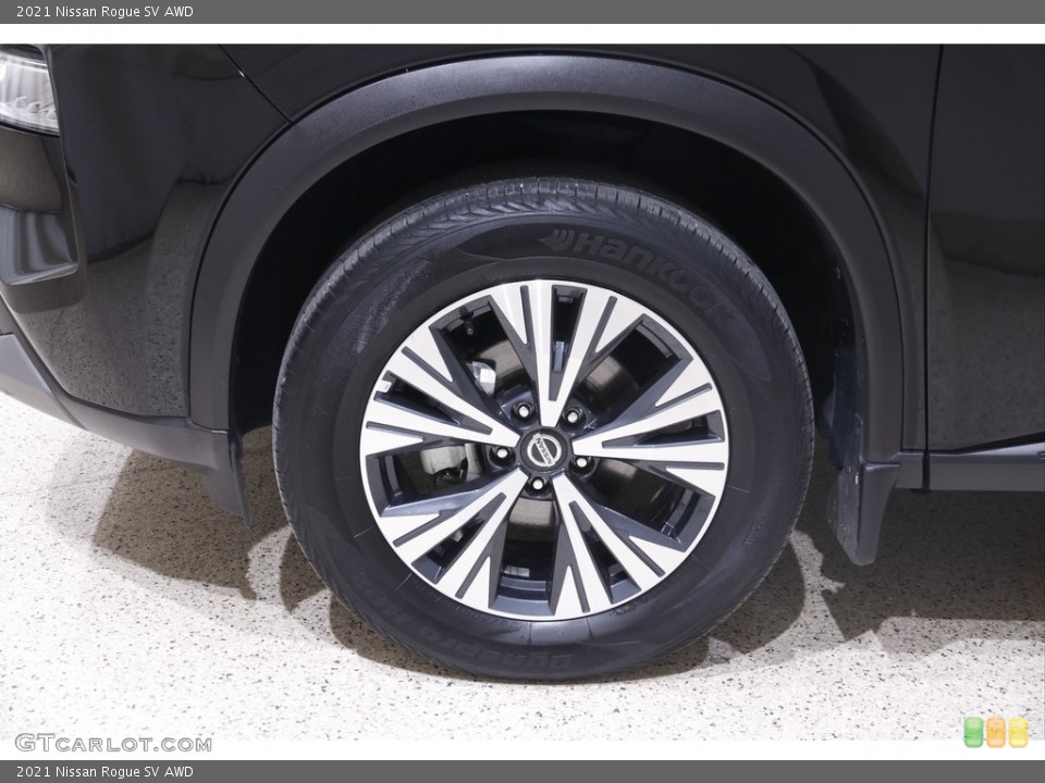 2021 Nissan Rogue SV AWD Wheel and Tire Photo #145625519