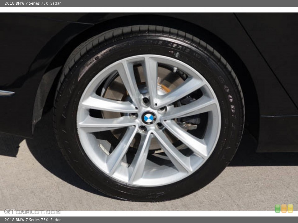 2018 BMW 7 Series 750i Sedan Wheel and Tire Photo #145628654
