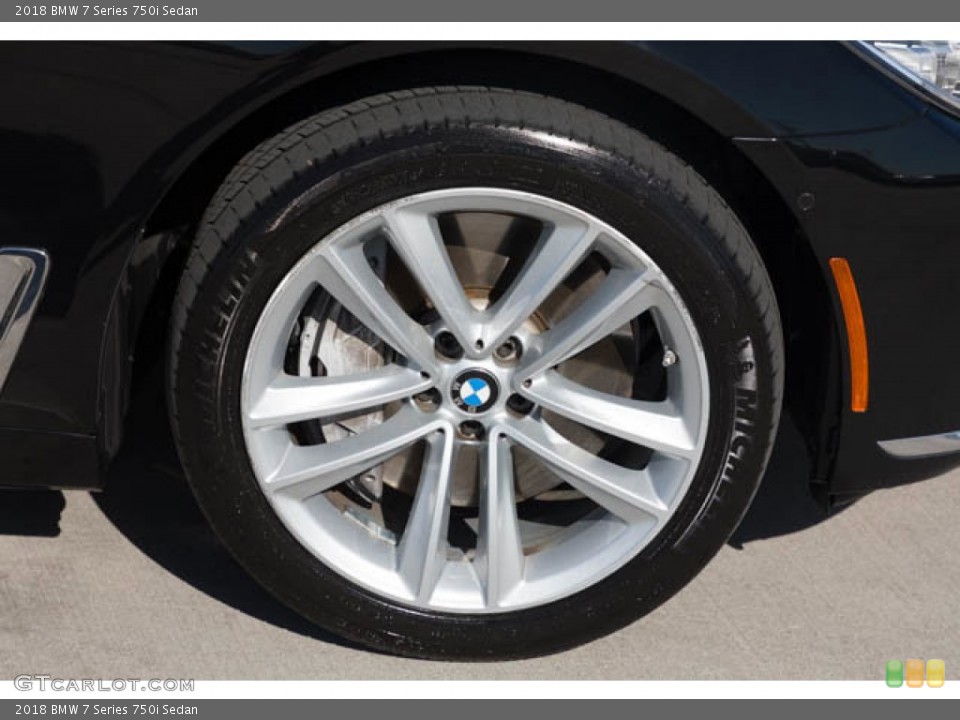 2018 BMW 7 Series 750i Sedan Wheel and Tire Photo #145628672