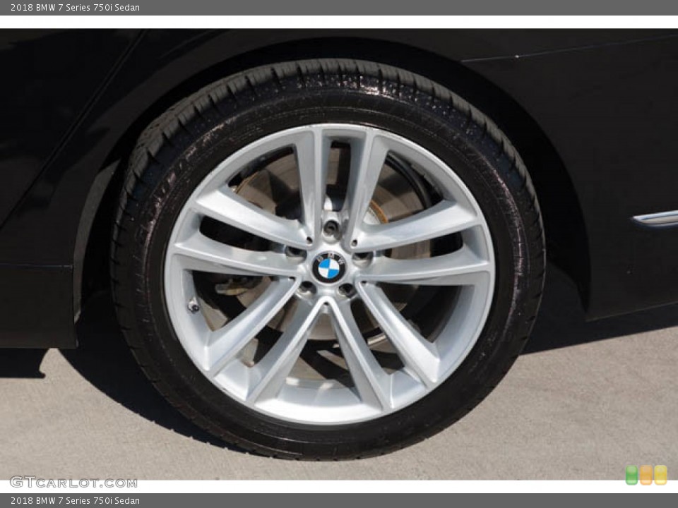 2018 BMW 7 Series 750i Sedan Wheel and Tire Photo #145628690
