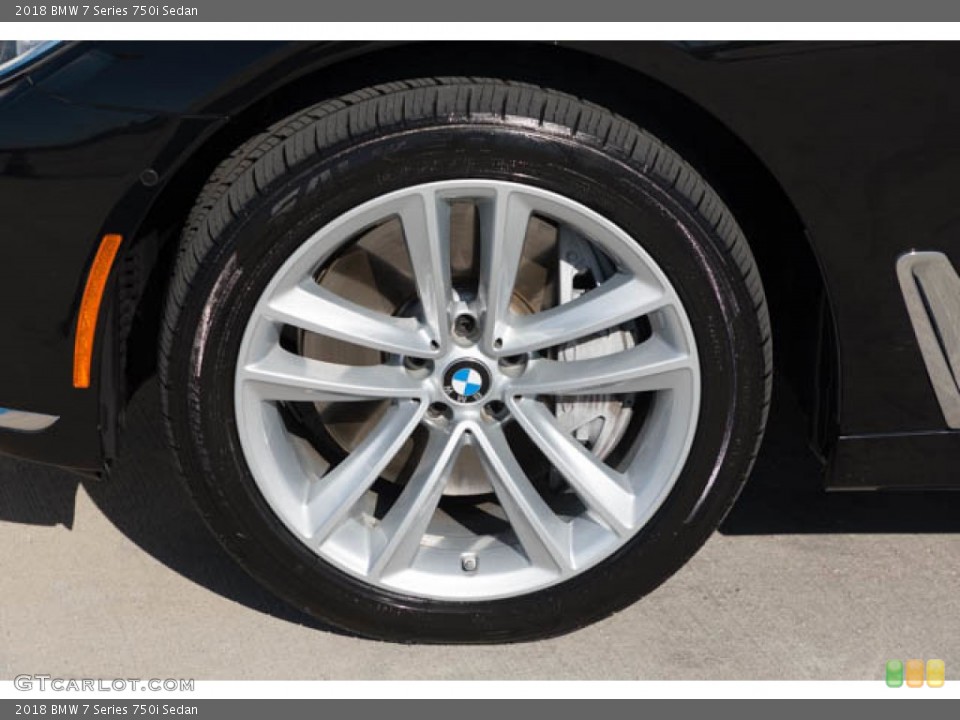 2018 BMW 7 Series 750i Sedan Wheel and Tire Photo #145628714