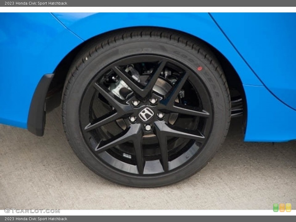 2023 Honda Civic Sport Hatchback Wheel and Tire Photo #145636112