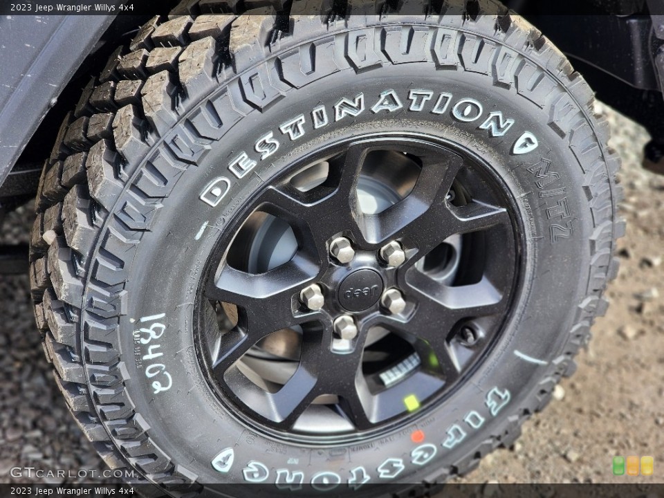 2023 Jeep Wrangler Willys 4x4 Wheel and Tire Photo #145644383